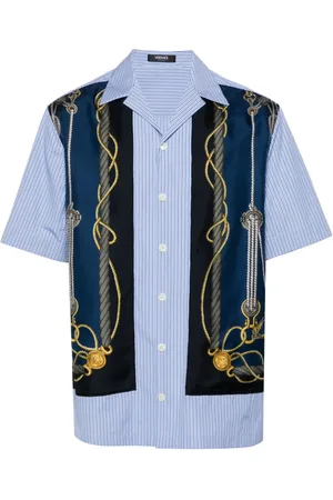 VERSACE Camisa con estampado Nautical