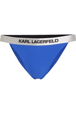 Karl Lagerfeld Bikini bottom con logo en la pretina