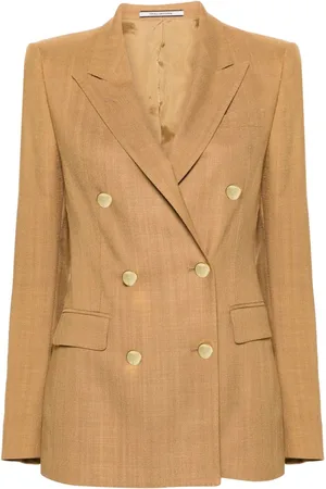TAGLIATORE Blazer texturizado con doble botonadura