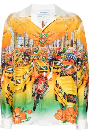 Casablanca Camisa de seda Traffic