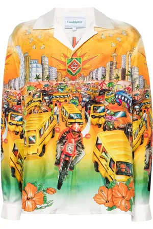 Casablanca Camisa de seda Traffic