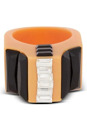 Balmain Anillo con detalle de strass