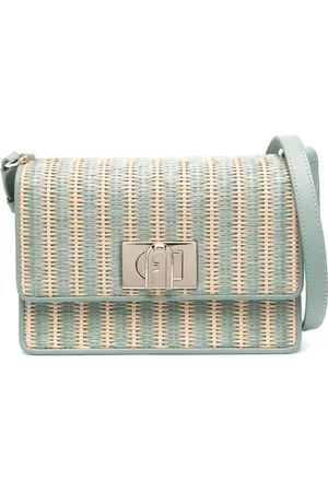 Furla Bolsa de hombro de rafia 1927