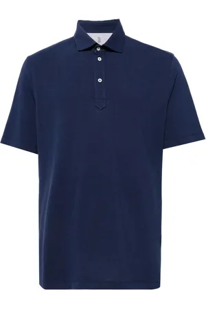 Brunello Cucinelli Playera tipo polo manga corta