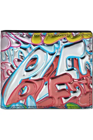 Philipp Plein Cartera con estampado de grafiti