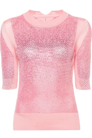 ERMANNO SCERVINO Top con detalles de cristal