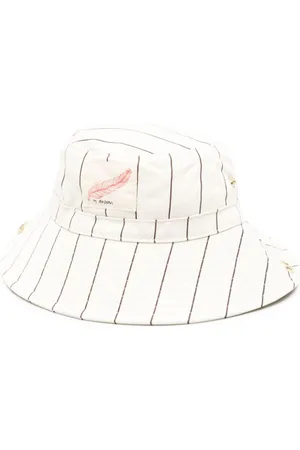 Mini Rodini Gorro de pescador con pluma