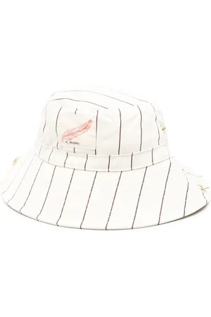 Mini Rodini Gorro de pescador con pluma