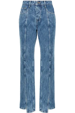 LVIR Jeans con detalles arrugado