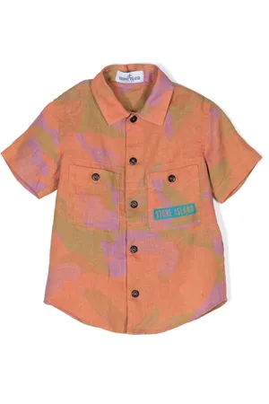 Stone Island Camisa con estampado floral