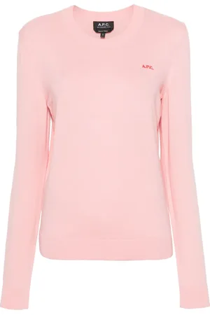A.P.C. Suéter con logo bordado