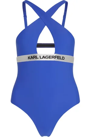 Karl Lagerfeld Traje de baño con logo en la pretina
