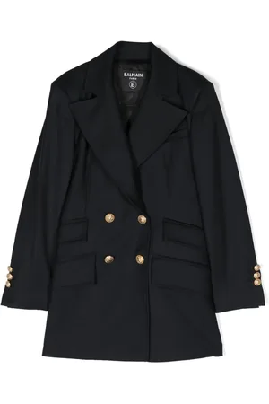 Balmain Blazer con doble botonadura y solapas de pico