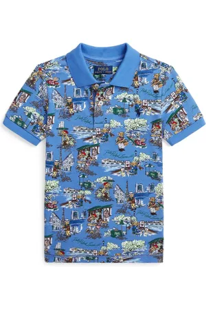 Ralph Lauren Playera tipo polo con estampado gráfico