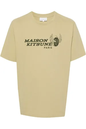 Maison Kitsuné Playera con estampado Racing Wheels