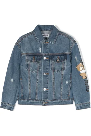Moschino Chamarra con estampado Teddy Bear