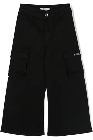 Msgm Pantalones de sarga stretch