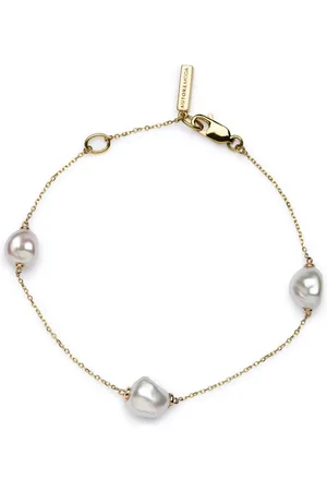 Autore Pulsera Sophia en oro amarillo de 9kt con perlas