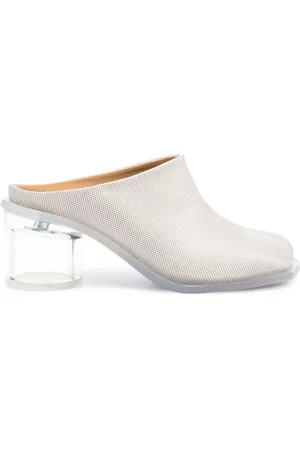 Maison Margiela Mules Anatomic Transparent con tacón de 60mm
