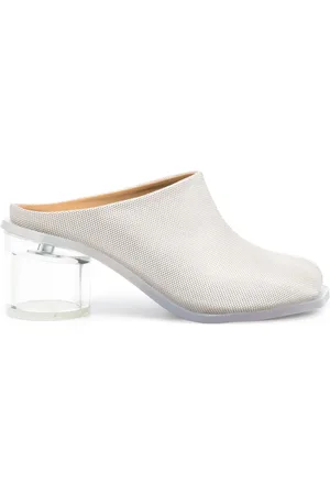 Maison Margiela Mules Anatomic Transparent con tacón de 60mm