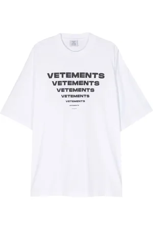 Vetements Playera con logo estampado