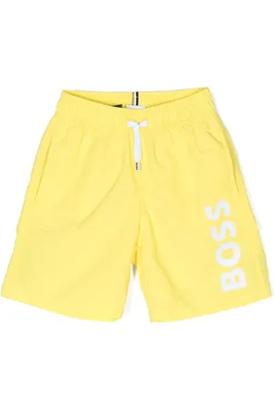 HUGO BOSS Shorts de playa con logo estampado