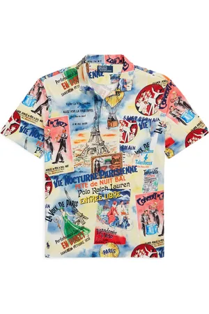 Ralph Lauren Playera tipo polo con estampado gráfico