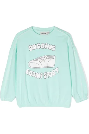 Mini Rodini Sudadera con logo estampado