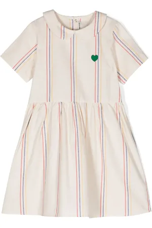 Mini Rodini Vestido con cuello Peter Pan