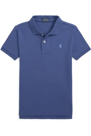 Ralph Lauren Playera tipo polo con logo bordado