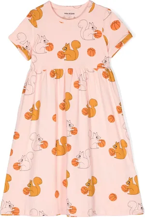 Mini Rodini Vestido Squirrels