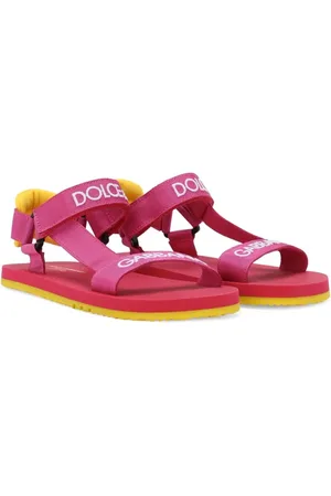 Dolce & Gabbana Sandalias con logo bordado