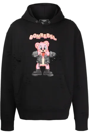 DOMREBEL Hoodie con motivo Punk Bear