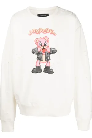 DOMREBEL Sudadera con motivo Punk Bear