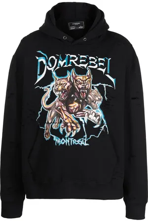 DOMREBEL Sudadera con capucha Canine