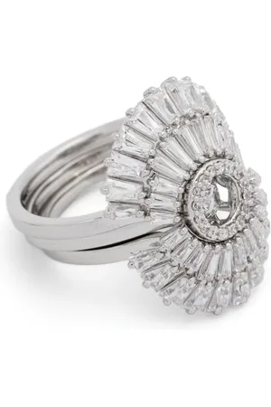 Swarovski Set de tres anillos Idyllia