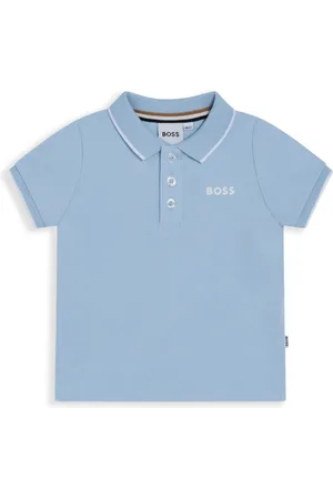HUGO BOSS Playera tipo polo con logo estampado