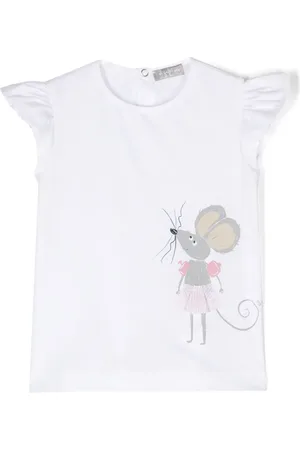 Il gufo Playera con ratón estampado