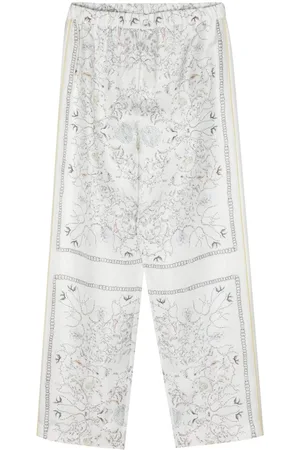 Fabiana Filippi Pantalones palazzo de seda