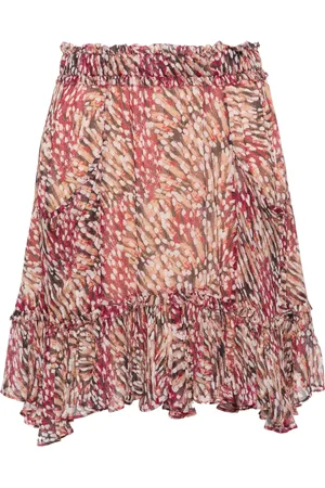 Marant Etoile Falda corta Viera con estampado gráfico