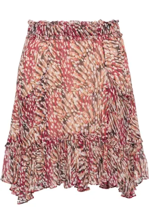 Marant Etoile Falda corta Viera con estampado gráfico