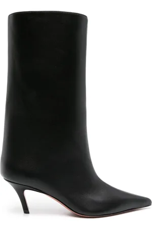 Amina Muaddi Botas Fiona con tacón de 60mm