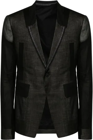 Rick Owens Blazer semitraslúcido 73CMS
