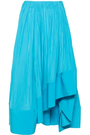 Lanvin Falda larga asimétrica