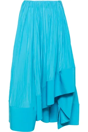 Lanvin Falda larga asimétrica