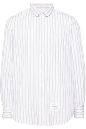 Thom Browne Camisa con rayas estampadas