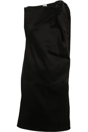 Totême Vestido con hombros retorcidos