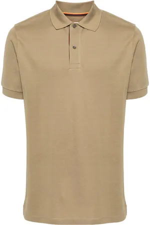 Paul Smith Playera tipo polo de piqué con motivo de ondas