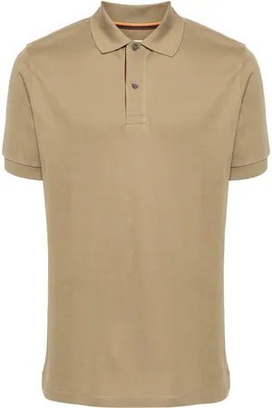 Paul Smith Playera tipo polo de piqué con motivo de ondas