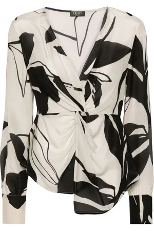 Liu Jo Blusa de crepé con estampado abstracto